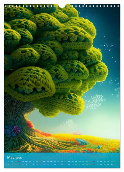 Produktbild: Nature's Stitches (Wall Calendar 2026 DIN A3 portrait), CALVENDO 12 Month Wall Calendar