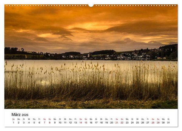 Produktbild: Sehenswertes in der Eifel - Die sch&ouml;nsten Maare (hochwertiger Premium Wandkalender 2026 DIN A2 quer), Kunstdruck in Hochglanz