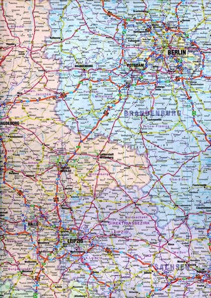Produktbild: Stra&szlig;enkarte Deutschland 2023/24
