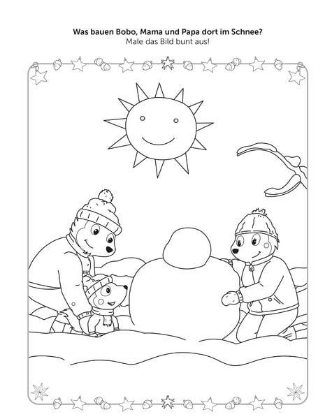 Produktbild: Bobo Siebenschl&auml;fer R&auml;tsel-Mal-Spa&szlig; Weihnachten. F&uuml;r Kinder ab 3 Jahren