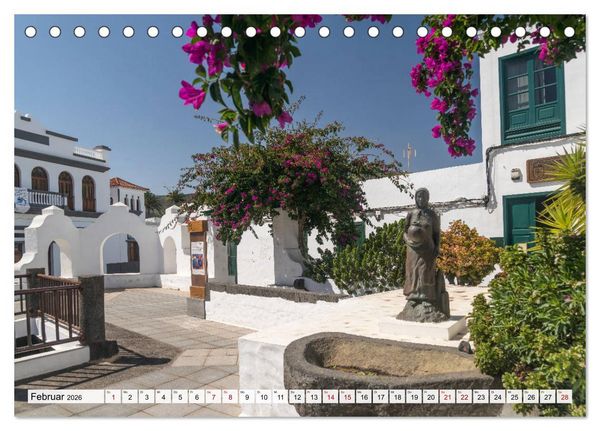 Produktbild: Kanarische Inseln - Lanzarote (Tischkalender 2026 DIN A5 quer), CALVENDO Monatskalender