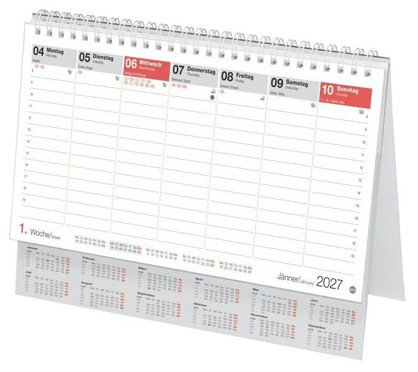 Produktbild: Schreibtischkalender &Ouml;sterreich gro&szlig; 2027