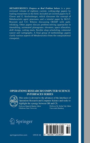 Produktbild: Metaheuristics: