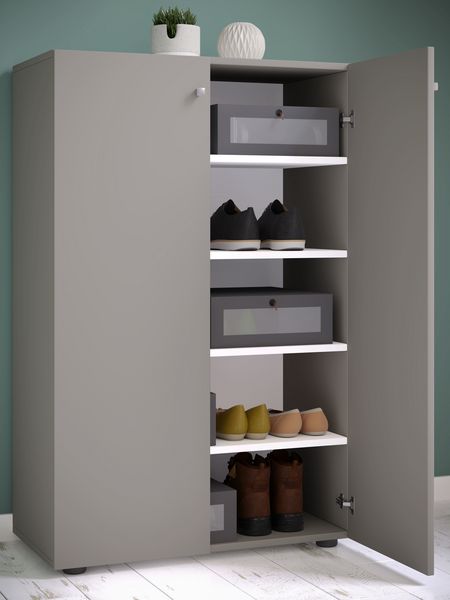 Produktbild: XL Holz Gro&szlig;er Schuhschrank Schuhkommode Lona 5