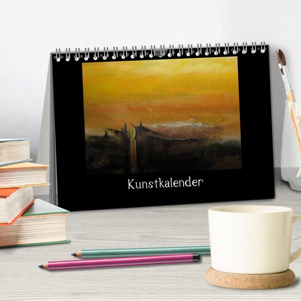 Produktbild: Kunstkalender von Michaela Nagel (Tischkalender 2026 DIN A5 quer), CALVENDO Monatskalender