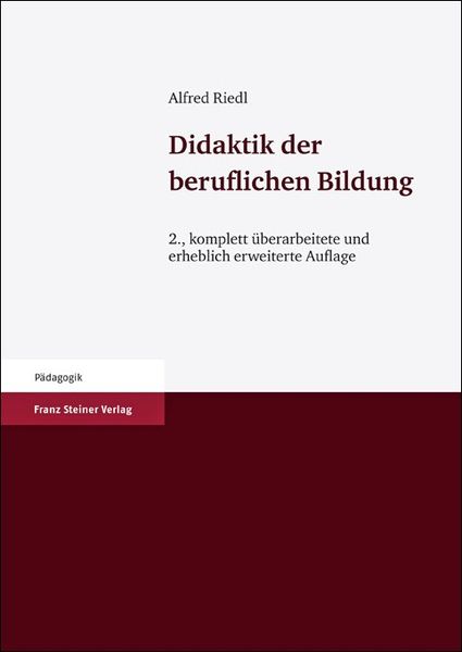 Produktbild: Didaktik der beruflichen Bildung