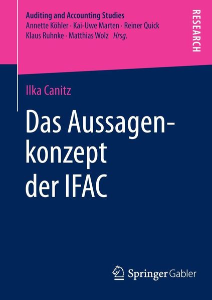 Produktbild: Das Aussagenkonzept der IFAC