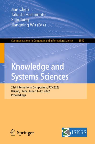 Produktbild: Knowledge and Systems Sciences