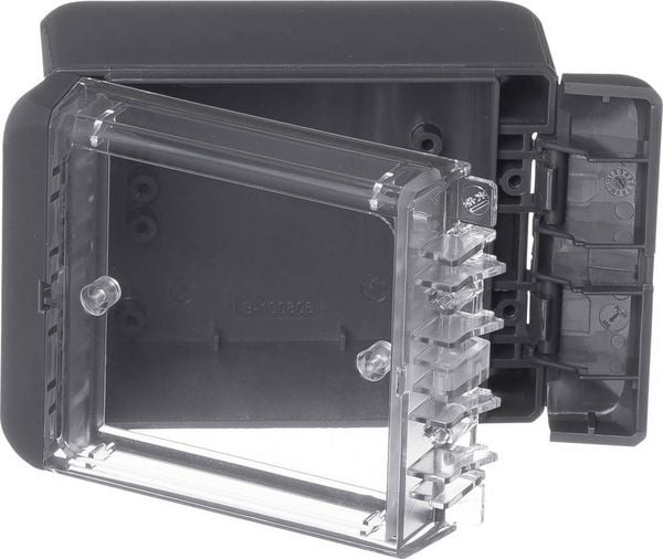 Produktbild: Bopla Bocube B 100806 PC-V0-G-7024 96022124 Outdoor-Geh&auml;use 80 x 113 x 60 Polycarbonat V0 Graphitgrau (RAL 7024) 1 St.