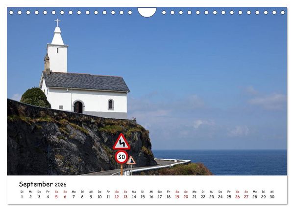 Produktbild: Nordspanien (Wandkalender 2026 DIN A4 quer), CALVENDO Monatskalender