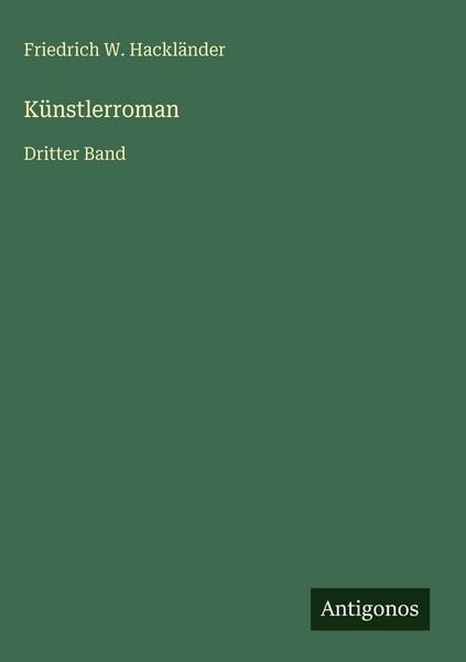 Produktbild: K&uuml;nstlerroman