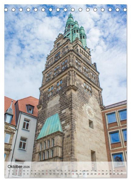 Produktbild: Historisches M&uuml;nster (Tischkalender 2026 DIN A5 hoch), CALVENDO Monatskalender