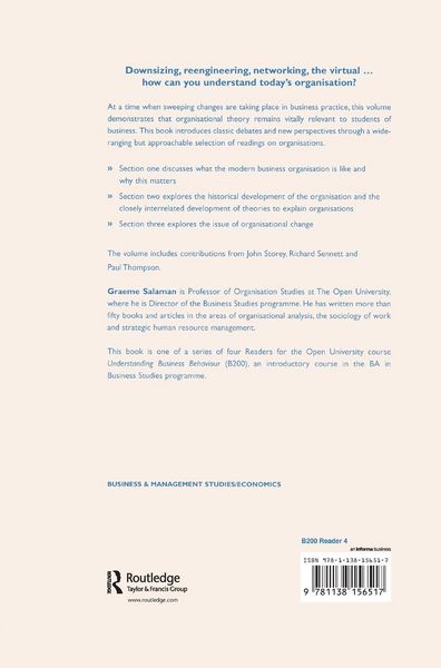 Produktbild: Understanding Business Organisations