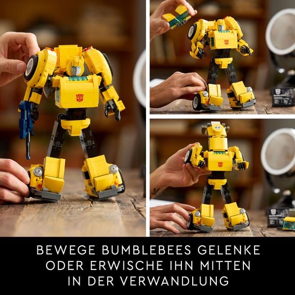 LEGO Icons Transformers Bumblebee, Roboter-Set für Erwachsene 10338