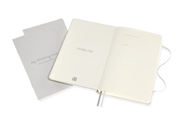 Produktbild: Moleskine Passion Journal Large/A5, Hochzeit, Hard Cover, Wei&szlig;