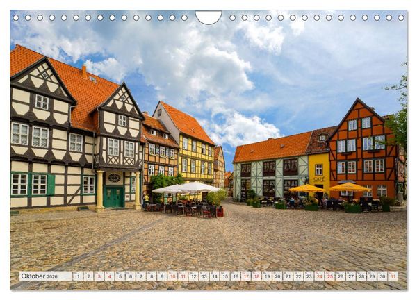 Produktbild: Quedlinburg Impressionen (Wandkalender 2026 DIN A4 quer), CALVENDO Monatskalender