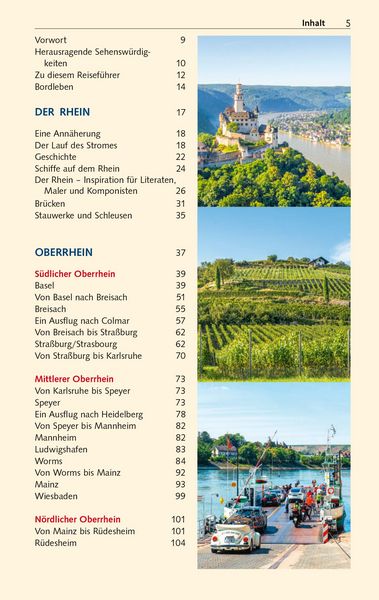 Produktbild: TRESCHER Reisef&uuml;hrer Flusskreuzfahrten Rhein
