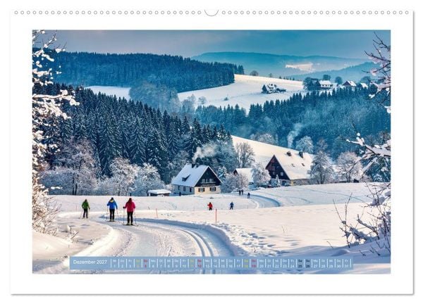 Produktbild: Th&uuml;ringer Winterlandschaften (hochwertiger Premium Wandkalender 2027 DIN A2 quer), Kunstdruck in Hochglanz
