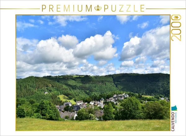 CALVENDO Puzzle Lebenswertes Dedenborn - Erholung im Nationalpark Eifel | 2000 Teile Lege-Größe 90x67cm Foto-Puzzle für glückliche Stunden