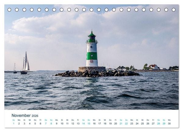 Produktbild: Die Schlei - Segelrevier und Naherholungsgebiet (Tischkalender 2026 DIN A5 quer), CALVENDO Monatskalender