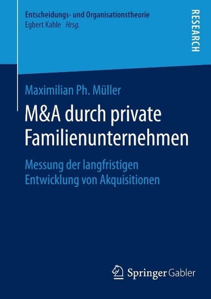 Produktbild: M&A durch private Familienunternehmen