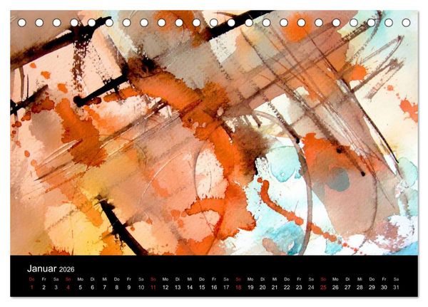 Produktbild: Modern Art (Tischkalender 2026 DIN A5 quer), CALVENDO Monatskalender