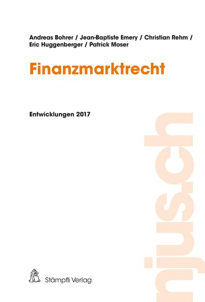 Produktbild: Finanzmarktrecht