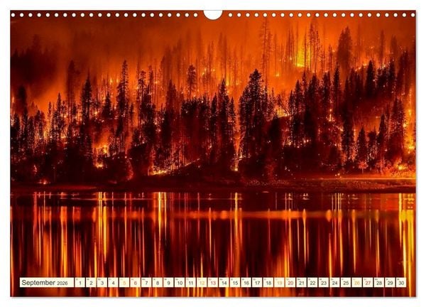 Produktbild: Gewaltige Natur - bedrohlich und sch&ouml;n (Wandkalender 2026 DIN A3 quer), CALVENDO Monatskalender