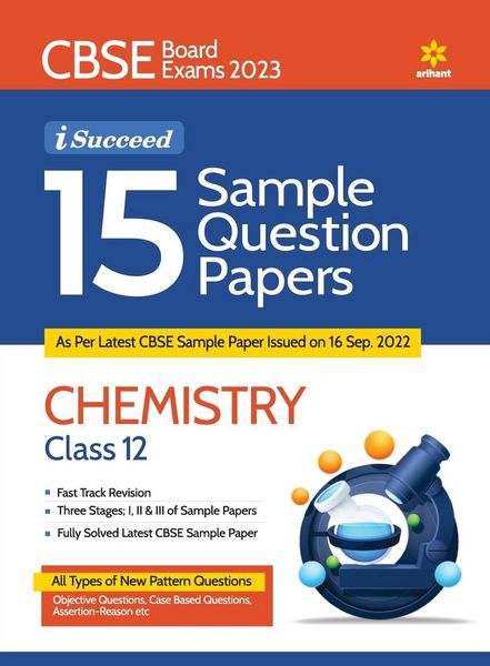 Produktbild: CBSE Board Exams 2023 I-Succeed 15 Sample Question Papers CHEMISTRY Class 12th