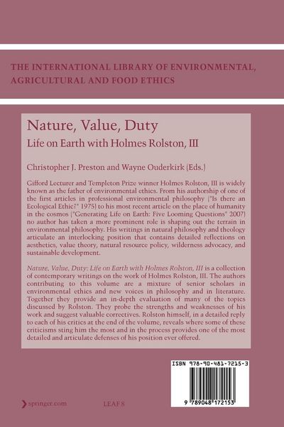 Produktbild: Nature, Value, Duty