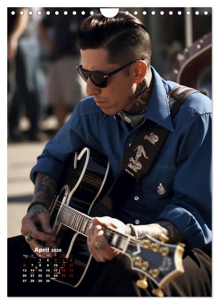 Produktbild: Rockabilly (Wandkalender 2026 DIN A4 hoch), CALVENDO Monatskalender