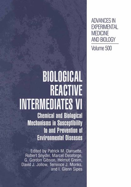 Produktbild: Biological Reactive Intermediates Vi