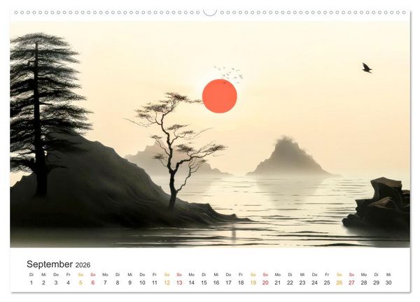 Produktbild: Japan - Kunst der Traditionen (hochwertiger Premium Wandkalender 2026 DIN A2 quer), Kunstdruck in Hochglanz