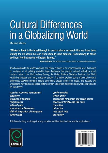 Produktbild: Cultural Differences in a Globalizing World