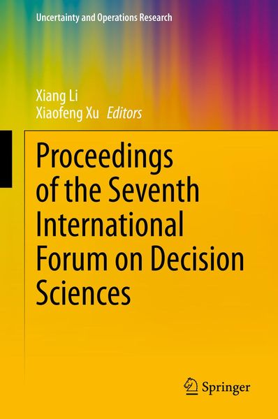 Produktbild: Proceedings of the Seventh International Forum on Decision Sciences