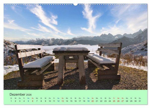 Produktbild: Zauber der Alpen (hochwertiger Premium Wandkalender 2026 DIN A2 quer), Kunstdruck in Hochglanz