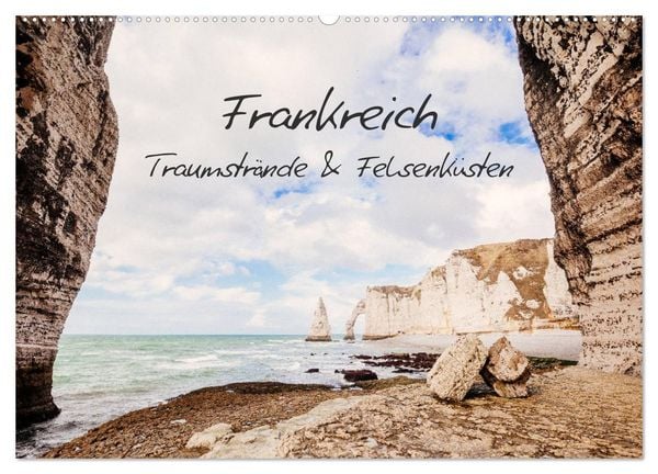 Produktbild: Frankreich - Traumstr&auml;nde & Felsenk&uuml;sten (Wandkalender 2026 DIN A2 quer), CALVENDO Monatskalender