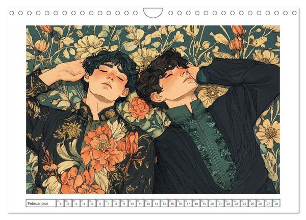 Produktbild: Im Stil des Art Nouveau (Wandkalender 2026 DIN A4 quer), CALVENDO Monatskalender