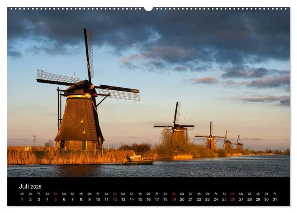 Produktbild: HOLL&Auml;NDISCHE LANDSCHAFTEN: ALBLASSERWAARD 2026 (hochwertiger Premium Wandkalender 2026 DIN A2 quer), Kunstdruck in Hochglanz