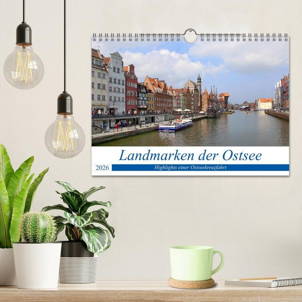 Produktbild: Landmarken der Ostsee (Wandkalender 2026 DIN A4 quer), CALVENDO Monatskalender