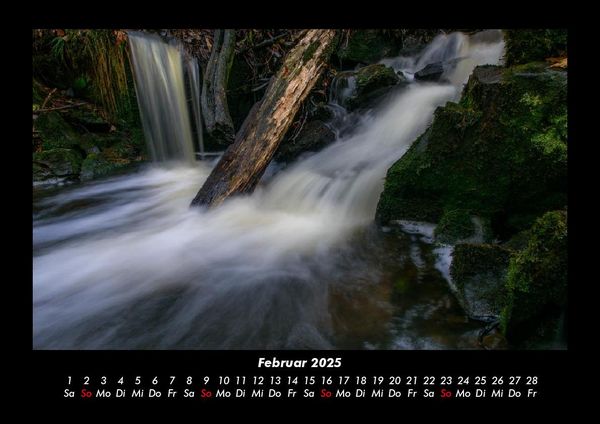 Produktbild: Wasserf&auml;lle 2025 Fotokalender DIN A3