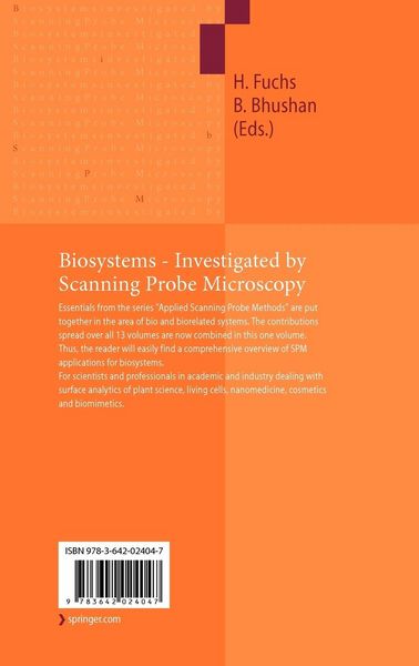 Produktbild: Biosystems - Investigated by Scanning Probe Microscopy