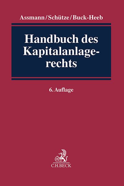 Produktbild: Handbuch des Kapitalanlagerechts