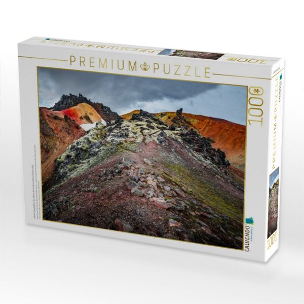 Produktbild: CALVENDO Puzzle Island, Lavafeld in der N&auml;he des Vulkans Brennisteinsalda | 1000 Teile Lege-Gr&ouml;&szlig;e 64x48cm Foto-Puzzle f&uuml;r gl&uuml;ckliche Stunden