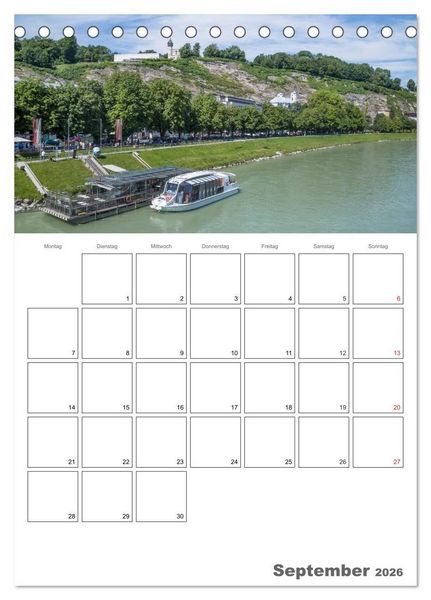 Produktbild: Bezauberndes SALZBURG / Terminplaner (Tischkalender 2026 DIN A5 hoch), CALVENDO Monatskalender
