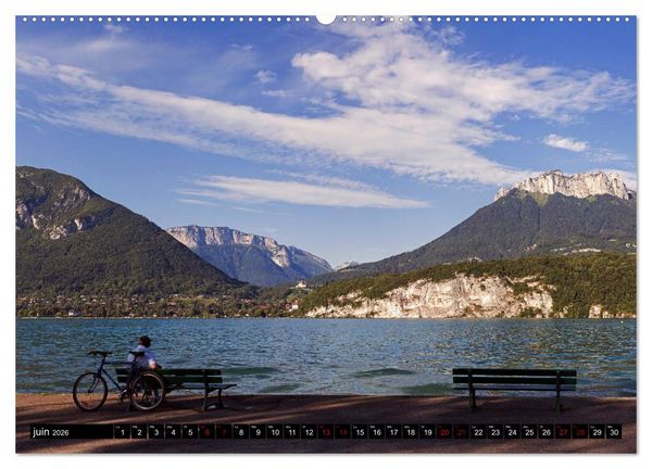 Produktbild: Lac d'Annecy &agrave; vue d'&oelig;il (Calendrier mural 2026 DIN A2 vertical) calendrier de bureau