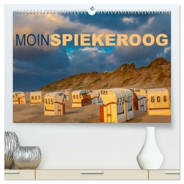Moin Spiekeroog (hochwertiger Premium Wandkalender 2026 DIN A2 quer), Kunstdruck in Hochglanz