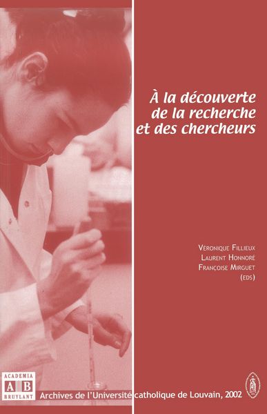 Produktbild: A la d&eacute;couverte de la recherche et des chercheurs