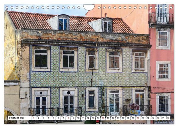 Produktbild: Bezauberndes Lissabon (Wandkalender 2026 DIN A4 quer), CALVENDO Monatskalender