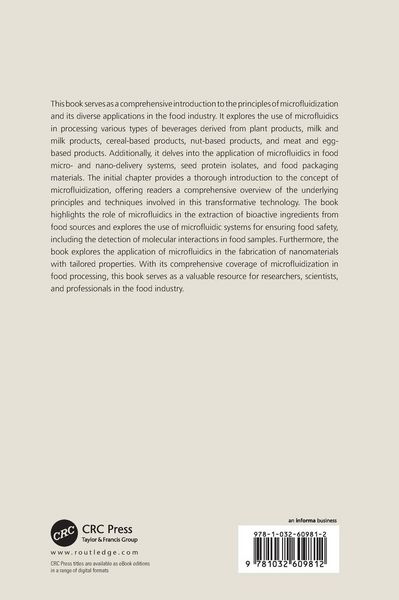 Produktbild: Microfluidics in Food Processing